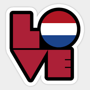 Show your LOVE for the Netherlands Sticker